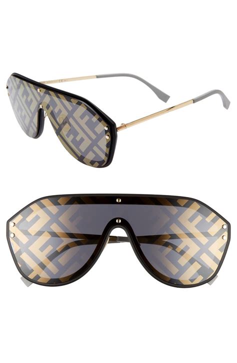 fendi sunglasses with logo|fendi logo lens sunglasses.